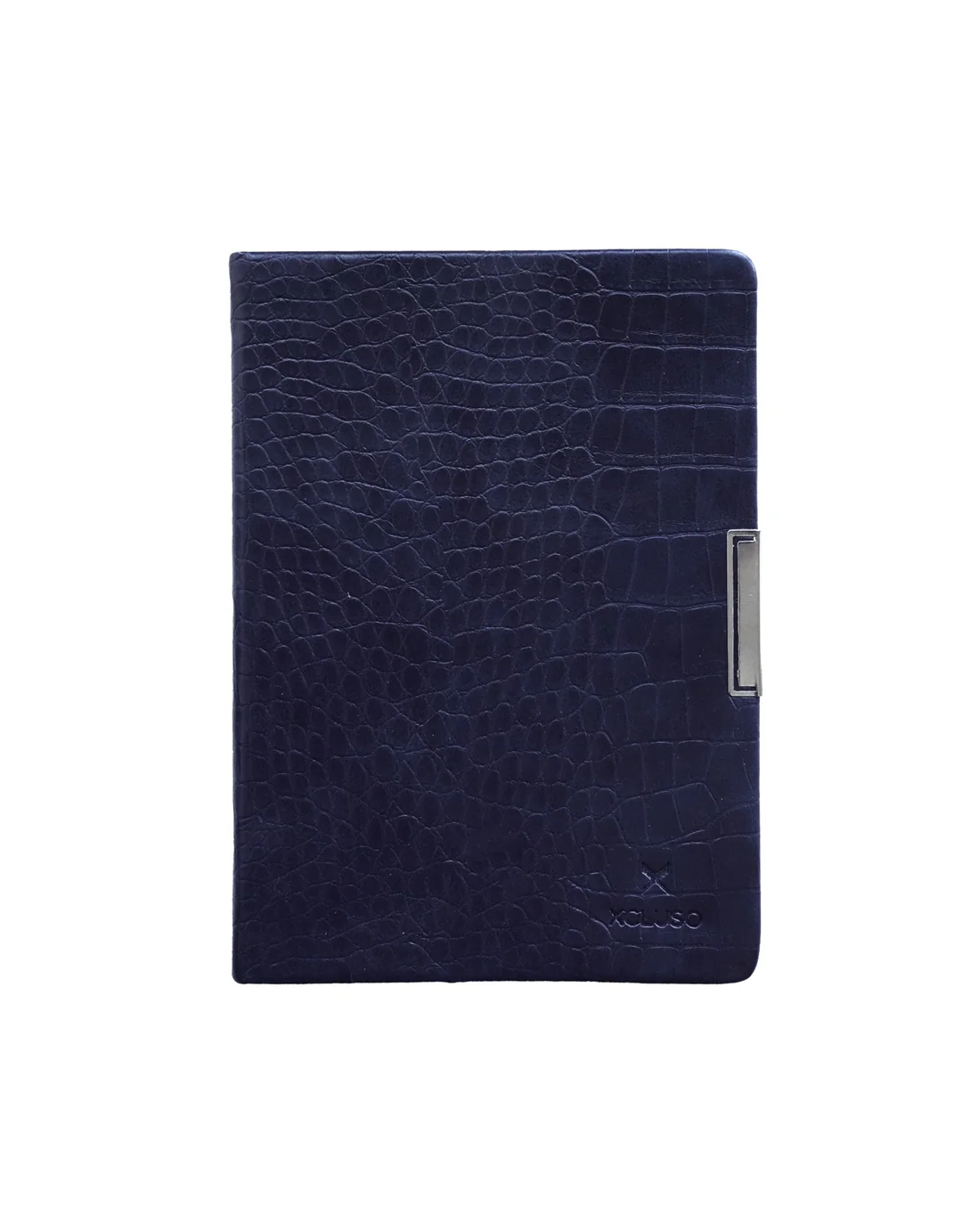 A5 Vegan Leather 349 Croc Blue Non Dated Diary